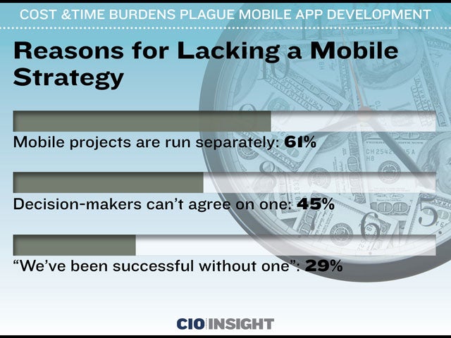 Reasons for Lacking a Mobile Strategy