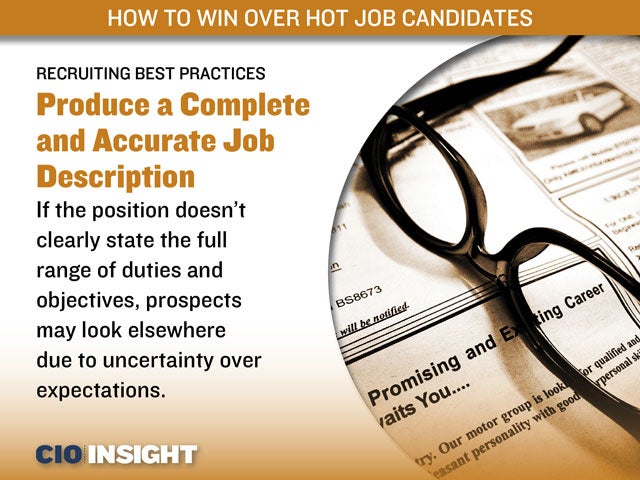 Recruiting Best Practices: Produce a Complete and Accurate Job Description