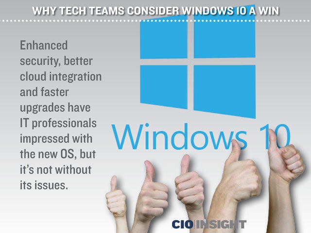 Why Tech Teams Consider Windows 10 a Win