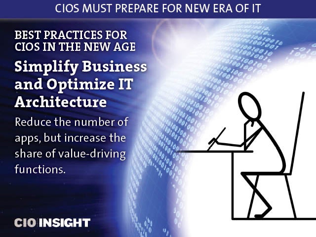 9-Best Practices for CIOs in the New Age: Simplify Business and Optimize IT Architecture