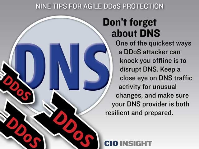 Don't forget about DNS