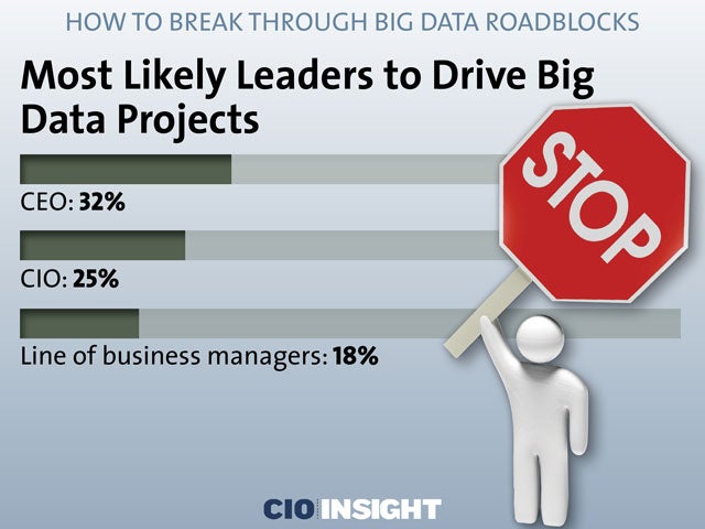Most Likely Leaders to Drive Big Data Projects