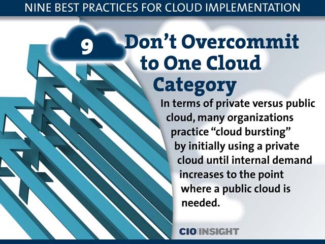 Don't Overcommit to One Cloud Category