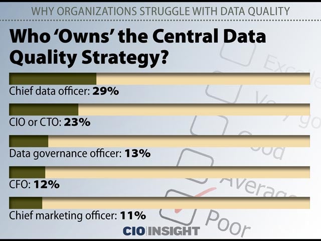 Who 'Owns' the Central Data Quality Strategy?