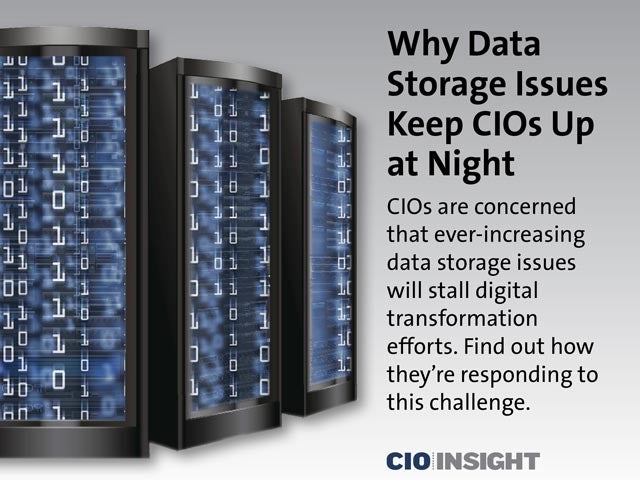 Why Data Storage Issues Keep CIOs Up at Night