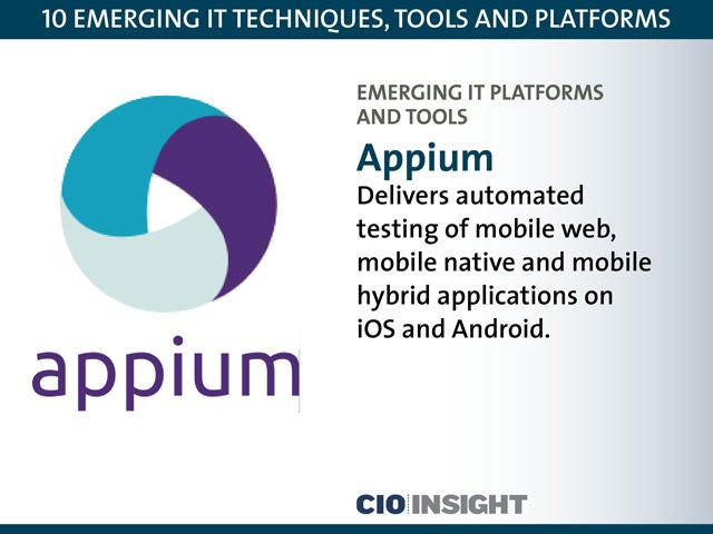 Emerging IT Platforms and Tools: Appium