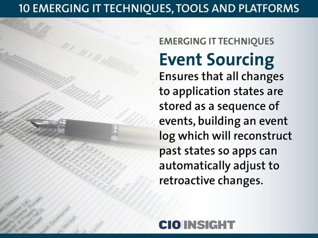 Emerging IT Techniques: Event Sourcing