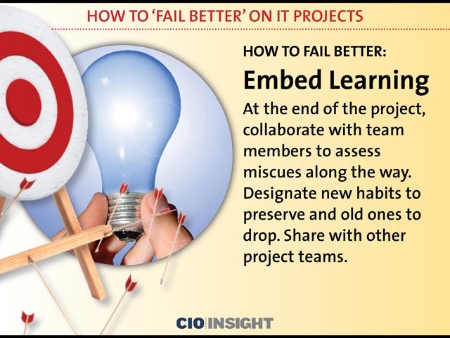 How to Fail Better: Embed Learning