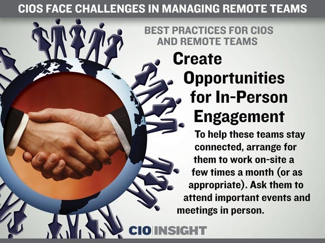 Best Practices for CIOs and Remote Teams: Create Opportunities for In-Person Engagement
