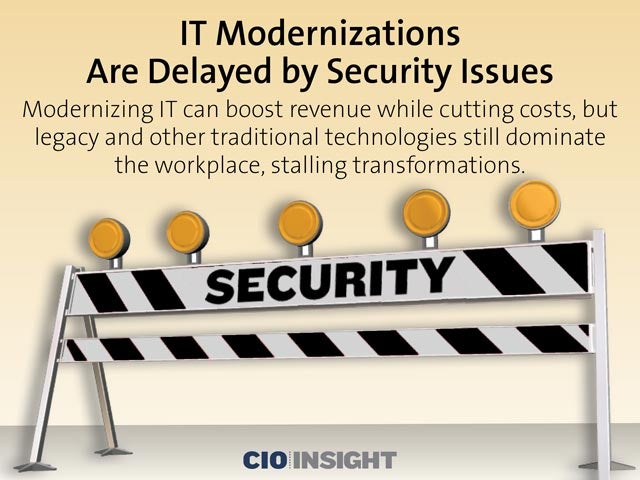 IT Modernizations Are Delayed by Security Issues
