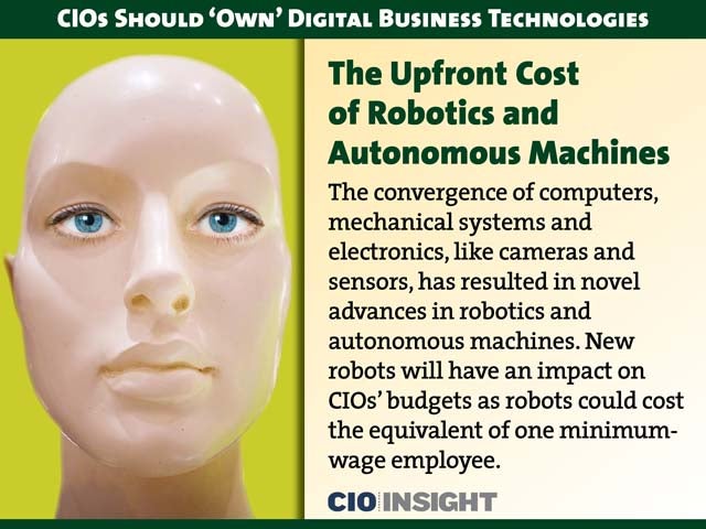 The Upfront Cost of Robotics and Autonomous Machines