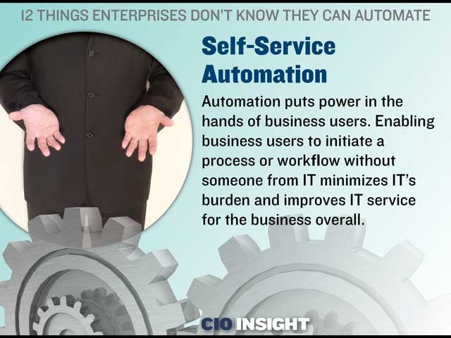 Self-Service Automation