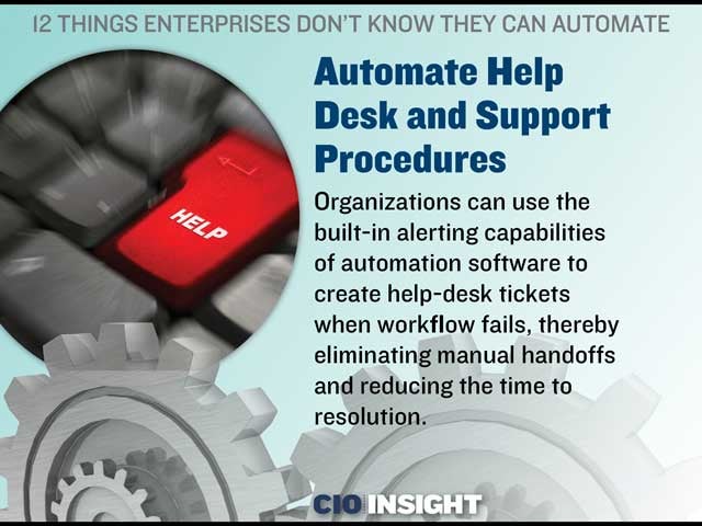 Automate Help Desk and Support Procedures