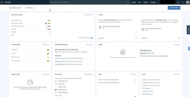 IBM-Cloud-Screenshot