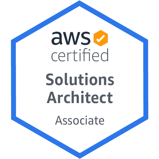 AWS solutions architect badge