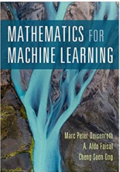 Couverture du livre Mathematics for Machine Learning.