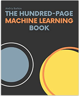 Couverture du livre d'apprentissage automatique de cent pages.
