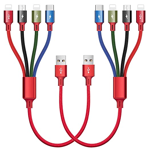 Photo of multi-USB charging cable.